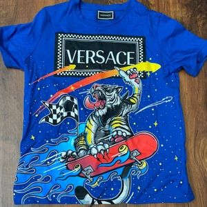 Authentic 2020 Versace shirt size 8 kids
